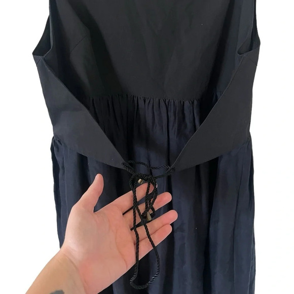 Proenza Schouler Black Cotton Silk Mini Dress - Picture 9 of 10